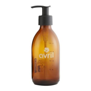 Wiederverwendbare Flasche aus bernsteinfarbenem Glas Avril - leere Flasche mit 250 ml
