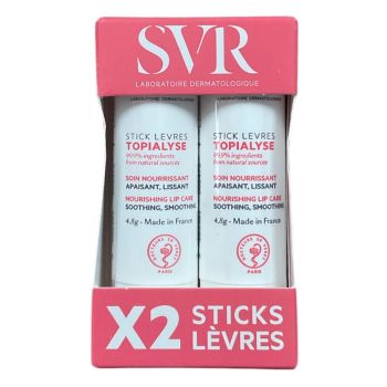 Topialyse Lippenbalsam SVR - 2er-Pack mit 4g Sticks