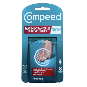 Blasenpflaster für die Zehen Compeed - Schachtel mit 8 Pflastern