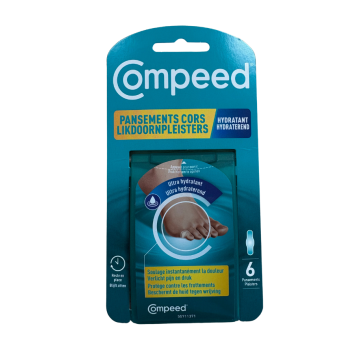 Hydrogel-Pflaster gegen Hühneraugen Compeed - Packung mit 6 Pflastern