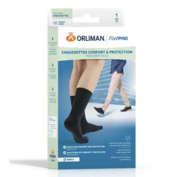 Komfort- und Schutzsocken für diabetische Füße von Orliman - ein Paar Socken