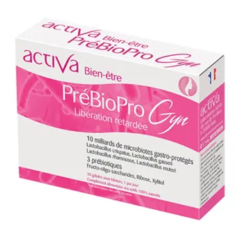 PréBioPro Gyn verzögerte Freisetzung Activa - Packung mit 30 Kapseln