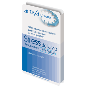 Stress des Lebens gezielte ultra schnelle Activa Chrono - Packung mit 15 Kapseln