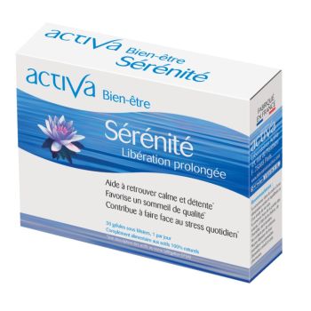 Wohlbefinden Serenity Activa - Packung mit 30 Kapseln