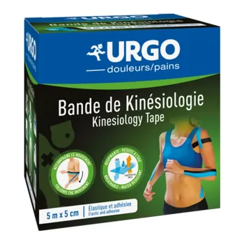 Urgo Kinesiology Tape Blau - Band von 5mx5cm