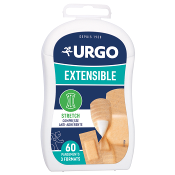 Dehnbare Urgo-Pflaster - 60 Pflaster