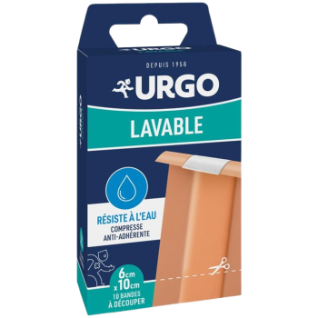 Wasserfeste waschbare Urgo-Bandagen - 10 Bandagen zum Zuschneiden 10cm x 6cm