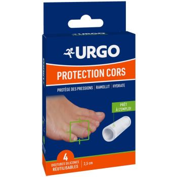 Schutz Cors Digitubes Urgo - 4 vorgefertigte Digitubes von 2,5 cm