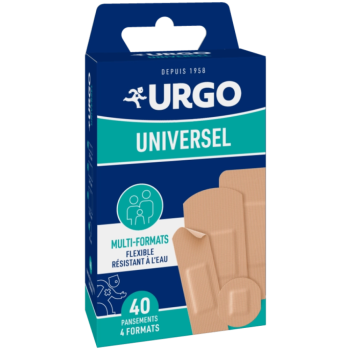 Universelle Urgo Pflaster - Schachtel mit 40 Pflastern in 4 Größen