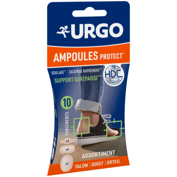 Schutzpflaster Urgo in 3 Formaten - Packung mit 10 Pflastern