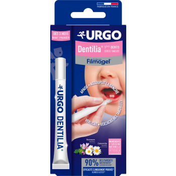 Filmogel Dentilia erste Zähne ab 3 Monaten Urgo - Tube mit 10 ml