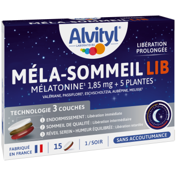 Méla-Schlaf Lib Alvityl - Packung mit 15 Tabletten