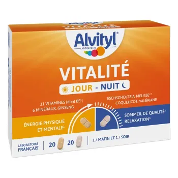 Alvityl Vitalität Tag/Nacht - Packung mit 40 Tabletten