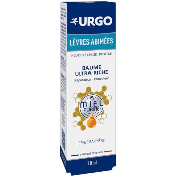 Ultra-reichhaltiger Lippenbalsam für geschädigte Lippen mit Honig Urgo - Tube mit 10 ml