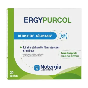 Ergypurcol gesunder Darm Nutergia - Packung mit 20 Beuteln