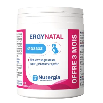 Ergynatal Schwangerschaft Nutergia - Packung mit 180 Kapseln