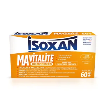 Isoxan Meine Vitalität 60 Jahre und älter - Packung mit 30 Tabletten