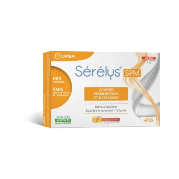 Sérélys SPM Komfort bei prämenstruellen und menstruellen Beschwerden Upsa - Packung mit 30 Kapseln