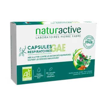 GAE Bio Naturactive Atemkapseln - Packung mit 30 Kapseln