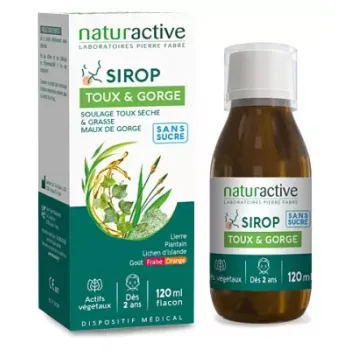 Naturactive Husten- und Halssirup - Flasche mit 120 ml