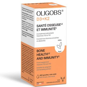 Oligobs D3+K2 Ccd - Tropfenflasche mit 460 Tropfen