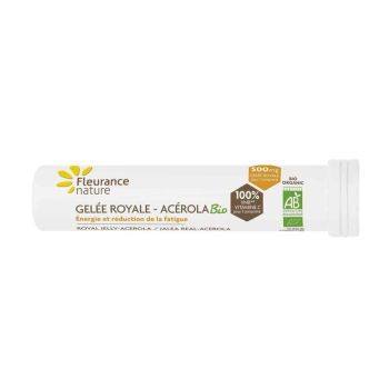 Bio Acerola Gelee Royale Fleurance Nature - Tube mit Kaubonbons