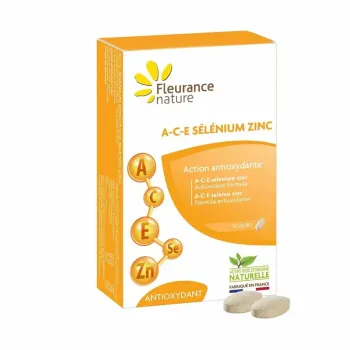 A-C-E Selen Zink Fleurance Natur - Packung mit 30 Tabletten