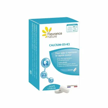 Calcium D3 K2 Fleurance nature - Packung mit 60 Tabletten