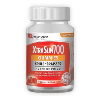 XtraSlim700 Gummies Fettverbrenner Forté Pharma - 60 Gummies Dose