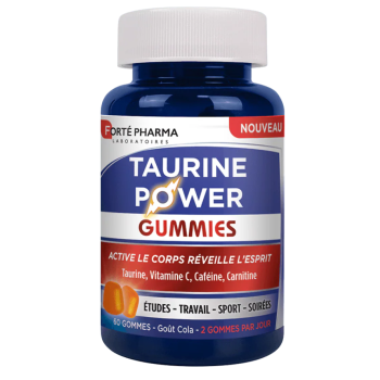 Taurin Power Gummies Forté Pharma - 60 Gummis Dose