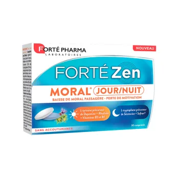 Forté Zen Moral Tag/Nacht Forte Pharma - Packung mit 30 Tabletten