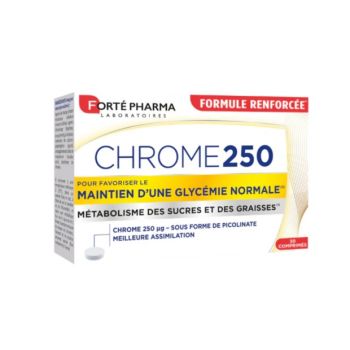 Chrome 250 Forté Pharma - Packung mit 30 Tabletten