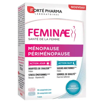Feminae Menopause Perimenopause Forte Pharma - Packung mit 60 Tabletten