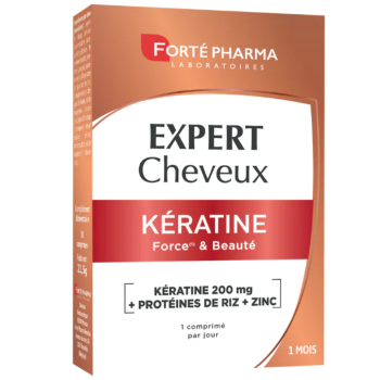 Expert Haar Keratin Forté Pharma - Packung mit 30 Tabletten
