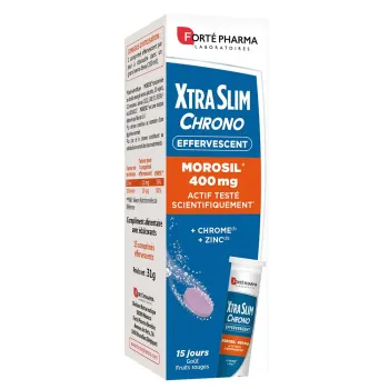XtraSlim Chrono Brausetabletten morosil Forté Pharma - Tube mit 15 Brausetabletten