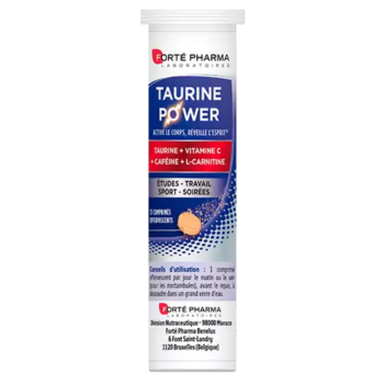 Taurin Power Forté Pharma - 15 Tabletten
