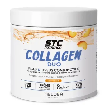Kollagen Duo Geschmack Pfirsich STC Nutrition - 230g Dose