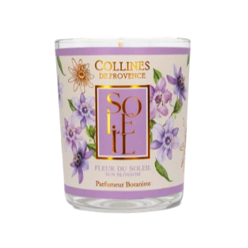 Duftkerze Sonnenblume H&uuml;gel der Provence - 180g Glas