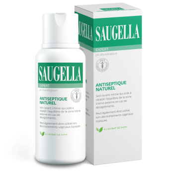 Natürlicher antiseptischer Waschbalsam Saugella - Flasche mit 250 ml