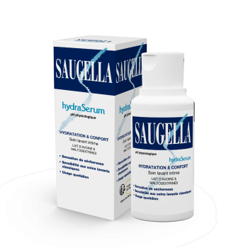 HydraSerum pH physiologisches Intimpflege-Reinigungsprodukt Saugella - Flasche mit 200 ml