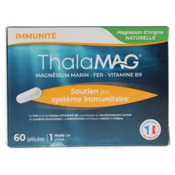 Meeresmagnesium unterstützt das Immunsystem Thalamag - Packung mit 60 Kapseln