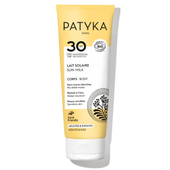 Sonnenschutzmilch SPF30 f&uuml;r den K&ouml;rper Patyka - Tube mit 100 ml