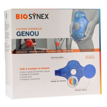 Wärmekissen Knie Biosynex - ein Wärmekissen von 22x30cm