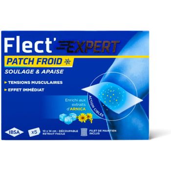 Flect'expert Kälte-Pflaster IBSA - Packung mit 5 Pflastern