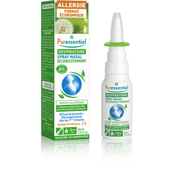 Nasenspray zur Linderung von Atemwegsallergien Puressentiel - Spray von 30 ml