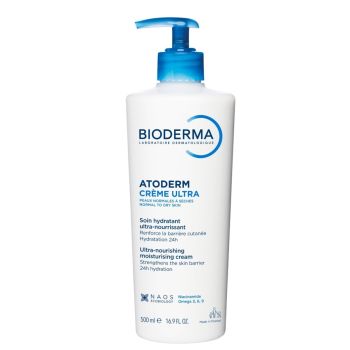 Atoderm Ultra Creme ultra-feuchtigkeitsspendende Creme Bioderma - Pumpflasche mit 500 ml