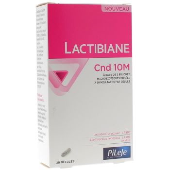Lactibiane Cnd 10 M Pileje - Packung mit 30 Kapseln