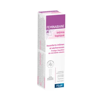 Feminabiane Intima Topische Creme gegen intime Beschwerden und Trockenheit PileJe - Tube mit 15 ml