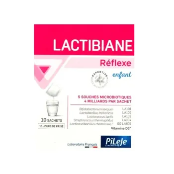 Lactibiane Reflex Kinder Mikrobiota Pileje - Packung mit 10 Beuteln