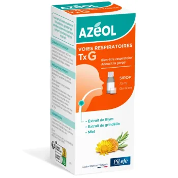 Azéol Sirup Wohlbefinden der Atemwege Pileje - Flasche 75 ml